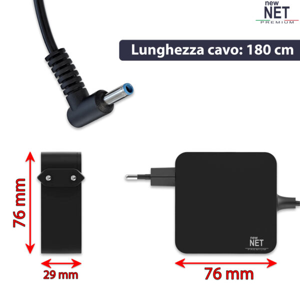 Alternative view of Alimentatore 65W per HP- 19.5V-3.33A - 4.5 x 3.0 mm - Linea Premium