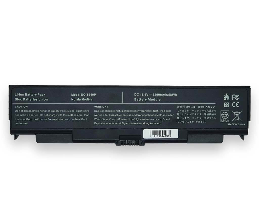 Batteria 58Wh per Lenovo ThinkPad T540p - 10.8-11.1 V / 5200 mAh - immagine 5
