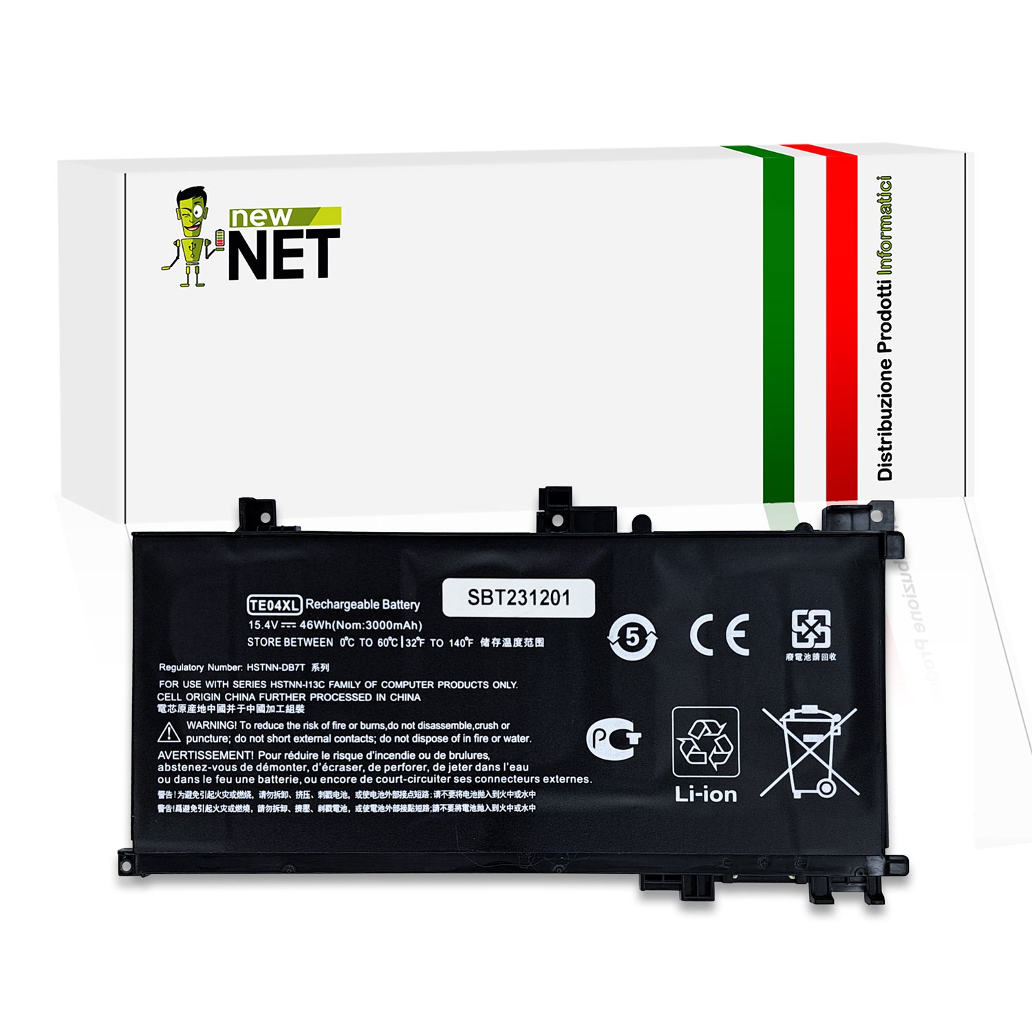 Batteria TE04XL HP OMEN Pavilio 15