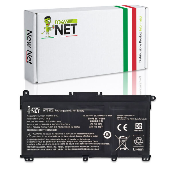Batteria HT03XL per HP Pavilion 15-CD 15-DA 15-DW 240 G7 250 G7, 340 G5, 470 G7 Serie [11.55V / 3620mAh]