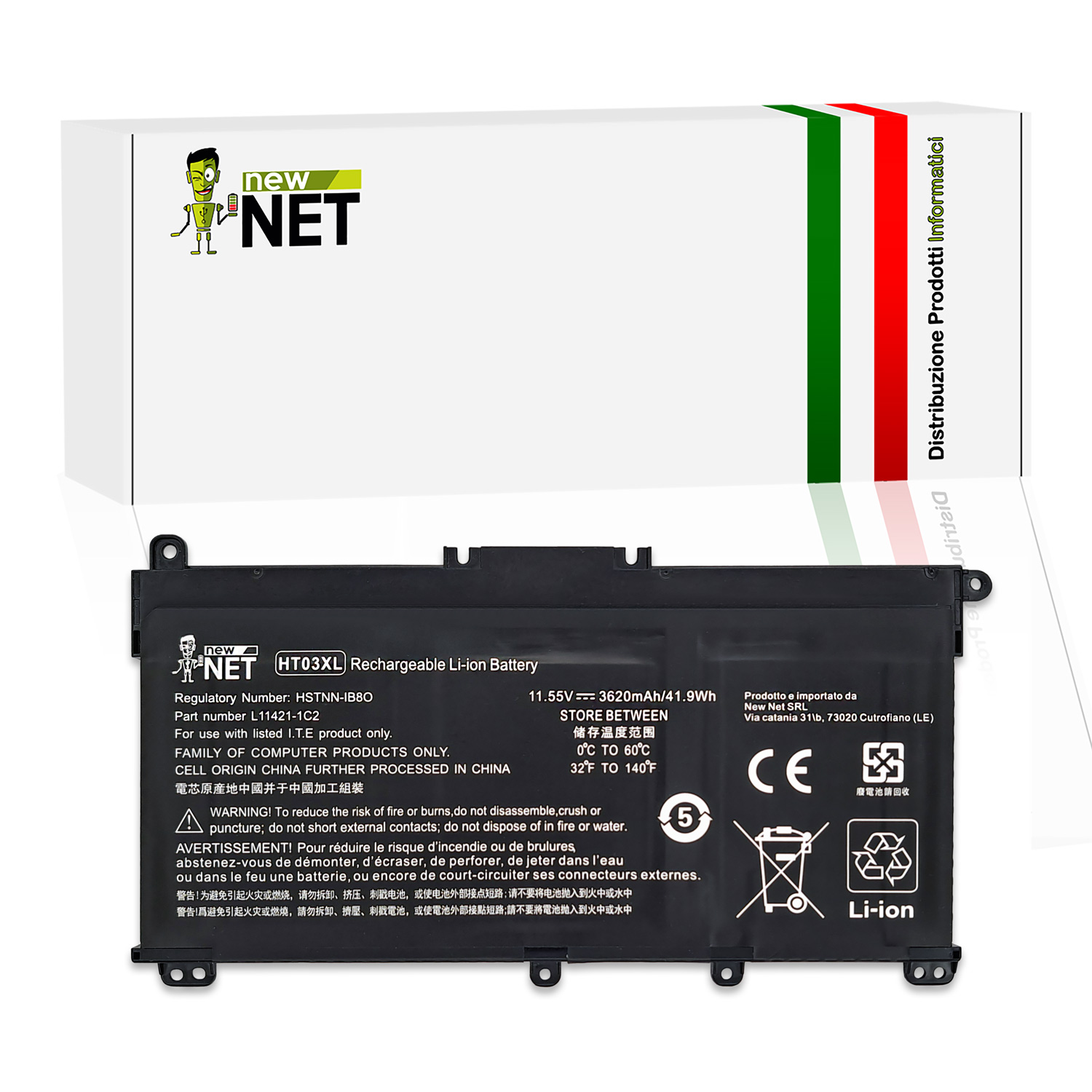 Batteria per HP Envy X360 CONVERT 15-ES1010NR