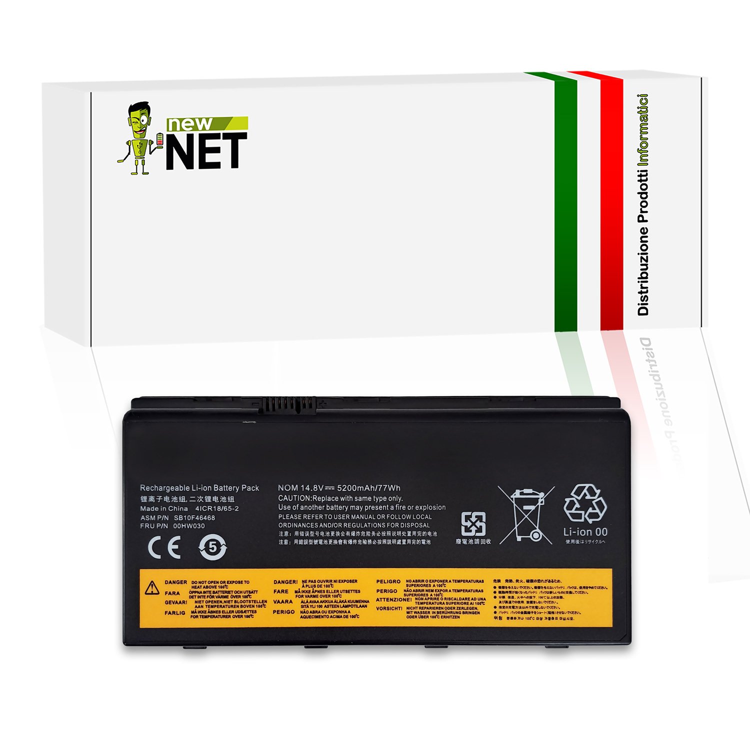 Batteria 00HW030 per Lenovo ThinkPad P70