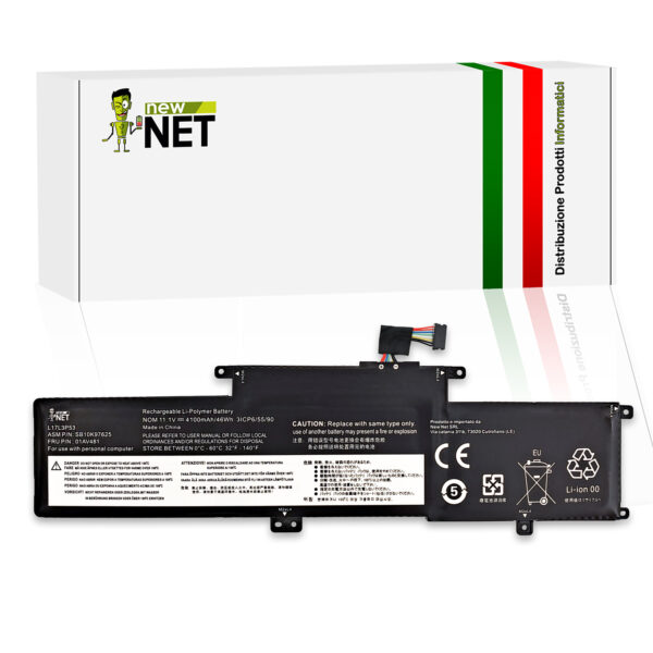 Batteria L17L3P53 per Lenovo ThinkPad L380 – 11.1-11.4V, 4100mAh / 46Wh