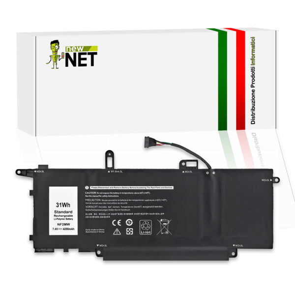 Batteria NF2MW per Dell Latitude – 7.4-7.6V, 4200mAh / 31Wh