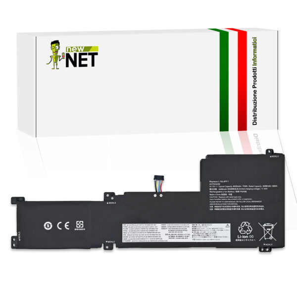 Batteria L19L4PF1 compatibile con Lenovo Ideapad - 15-15.2V, 70Wh, 4630mAh