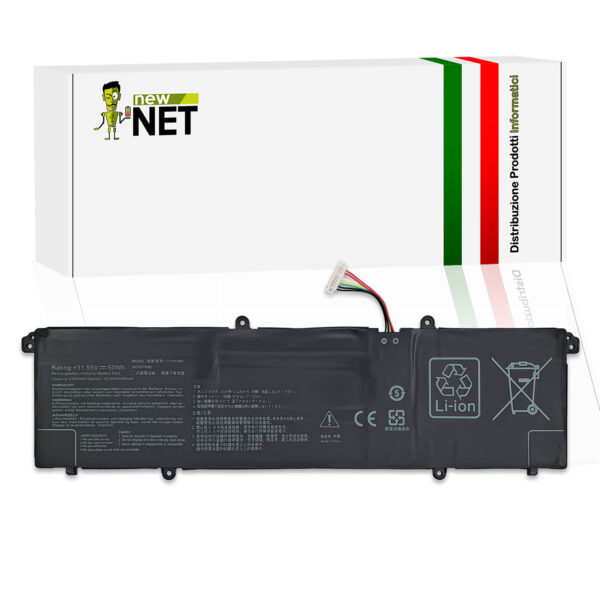 Batteria C31N1905 per ASUS Vivobook A1505 – 11.55V, 4335mAh / 50Wh