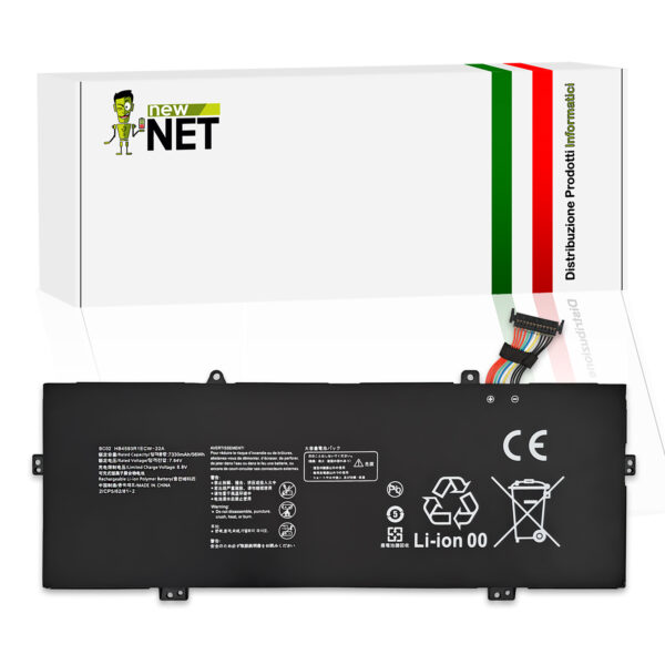 HB4593R1ECW-22A Batteria compatibile HUAWEI 7.6V 56Wh