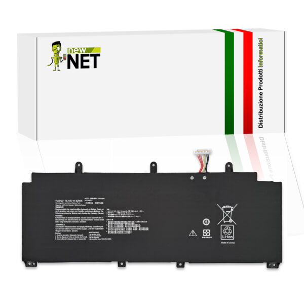 Batteria C41N2009 compatibile con ASUS - 15.48V, 62Wh, 4007mAh