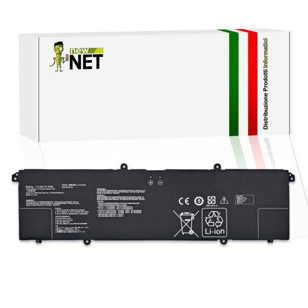 Batteria C41N2305 compatibile con ASUS - 15.48V, 75Wh, 4845mAh