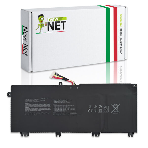 Batteria B41N1711 compatibile con ASUS TUF Gaming - 15.2V, 64Wh, 4240mAh