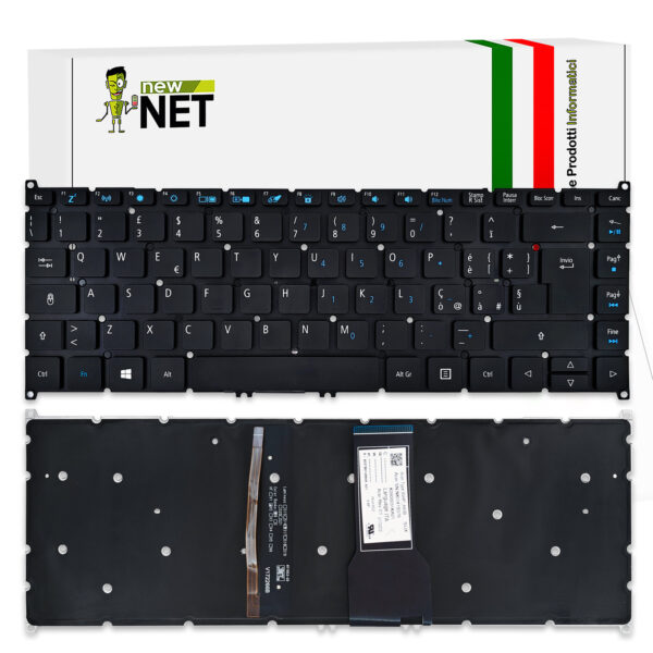 Tastiera Acer TravelMate TMX314 compatibile retroilluminata
