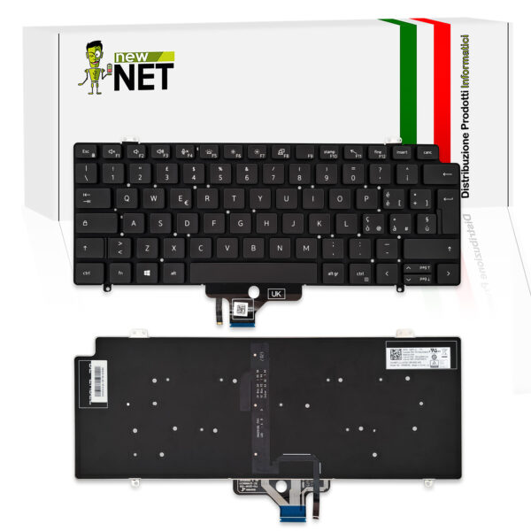 Tastiera 0MFYJJ Dell compatibile Latitude 7410 italiana