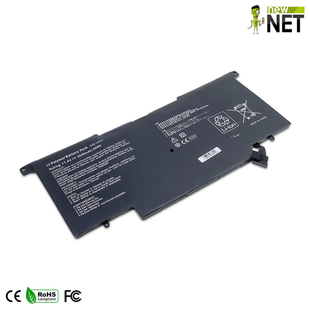 Batteria C22-UX31 per Asus Zenbook BX31A - 7.4 V / 6840 mAh (batteria interna) - immagine 3