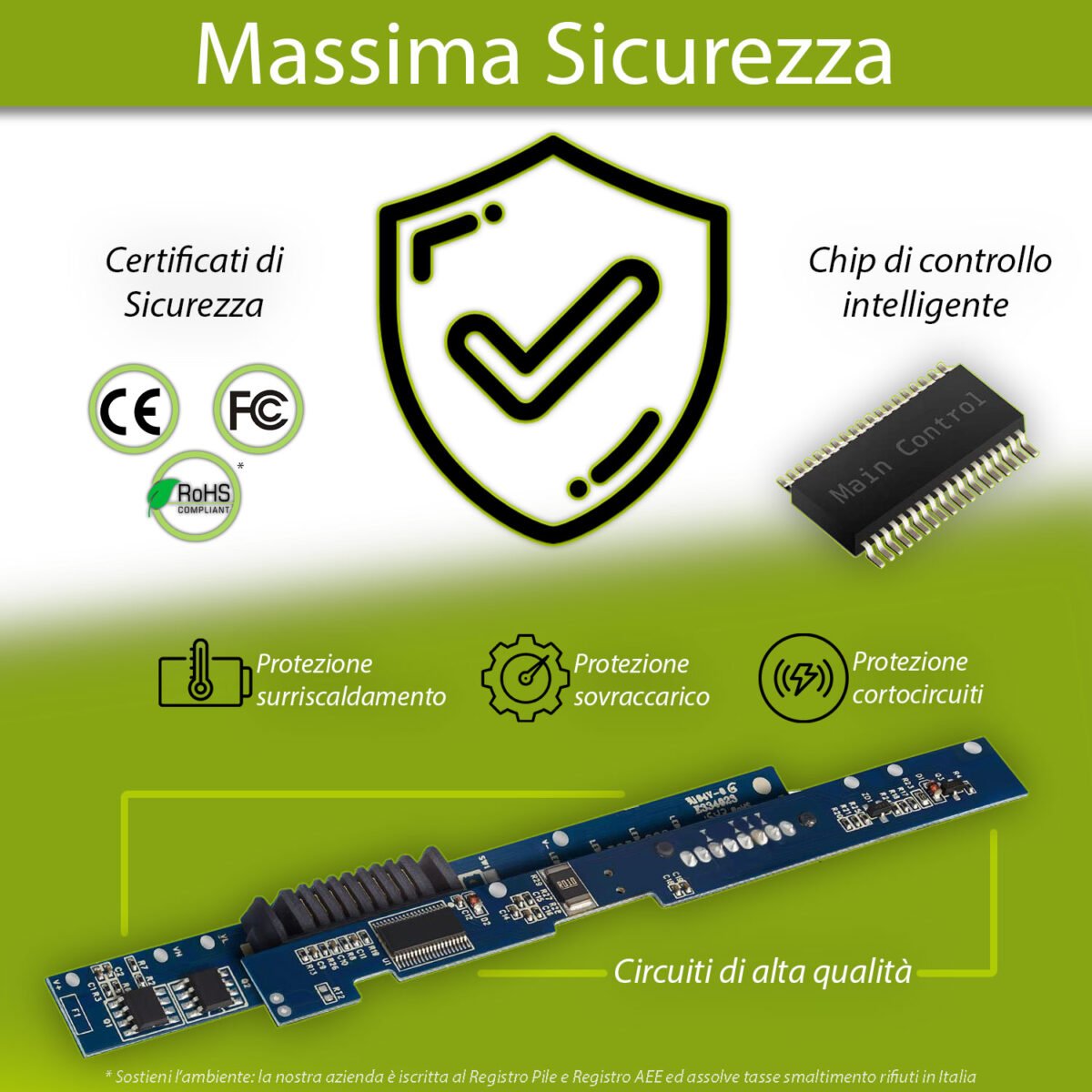 Batteria B21N1818 per Asus - 7.6 V / 4212 mAh - immagine 6
