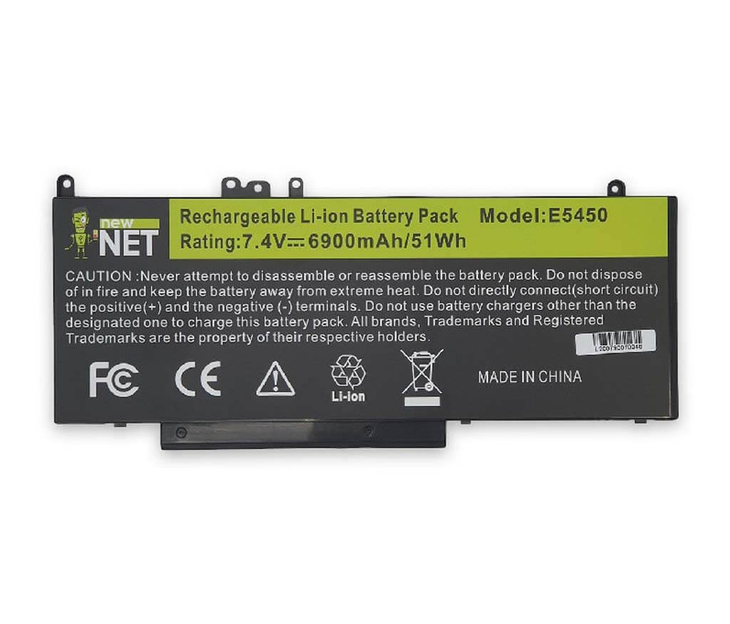 Batteria 51Wh per Dell Latitude E5450 - 7.4 V / 6900 mAh - immagine 5
