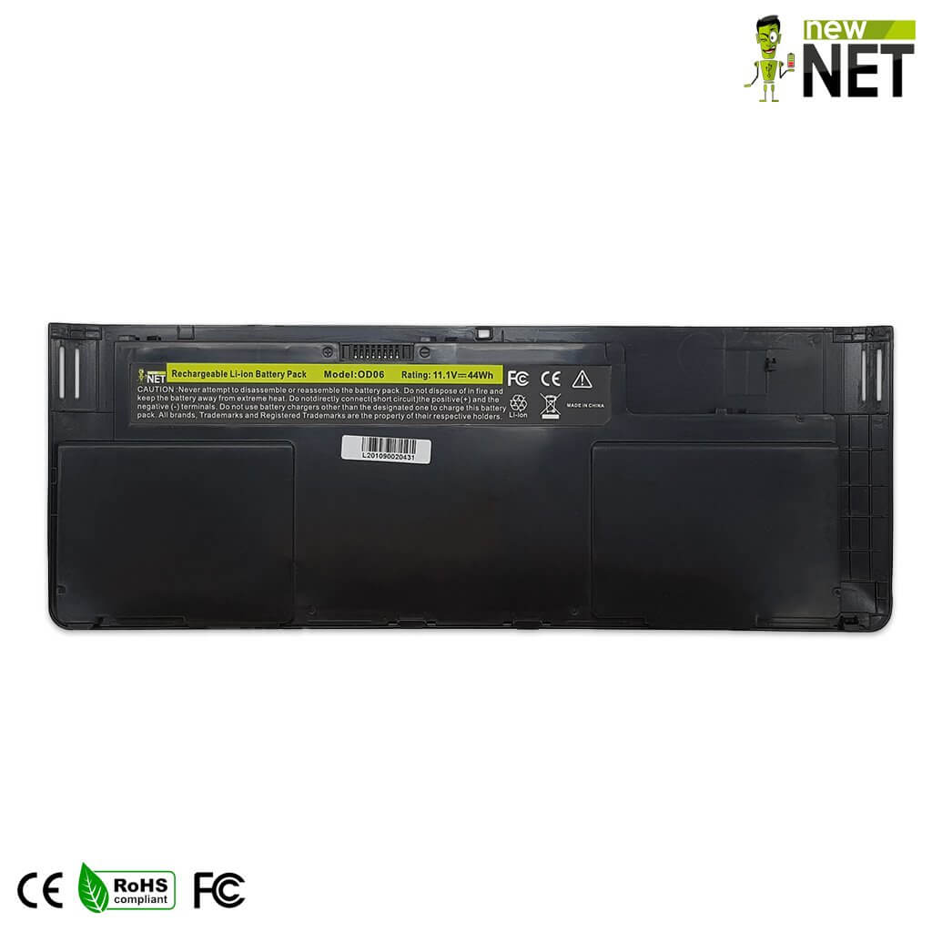 Batteria OD06 per HP Elitebook Revolve 810 G1 - 10.8-11.1 V / 3960 mAh - immagine 2