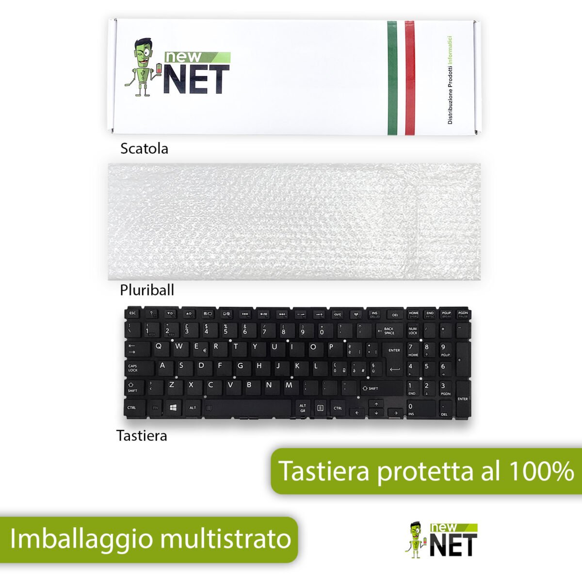 Tastiera per Toshiba Satellite Radius P55W-B - immagine 6
