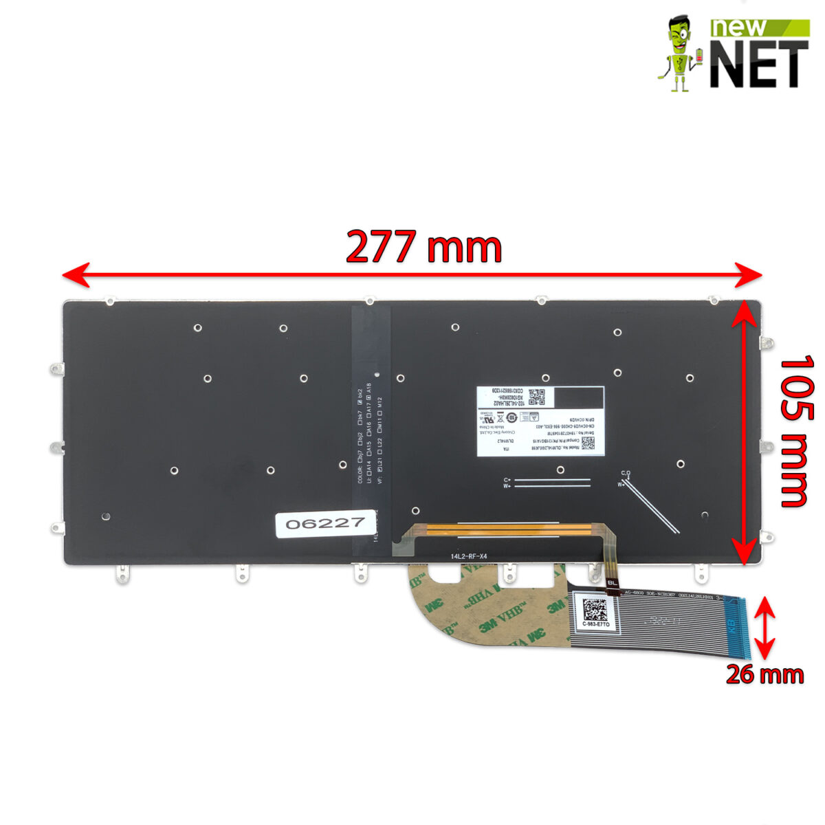 Tastiera PK131BG1A15 per Dell con retroilluminazione - immagine 5