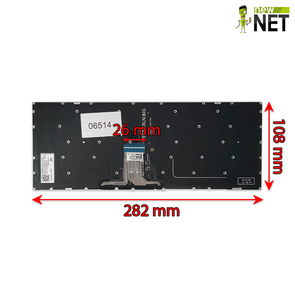 Tastiera per Lenovo Yoga 310s-14isk Retroilluminata - immagine 4