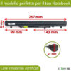 batteria acer,AL12A32,aspire,travelmate