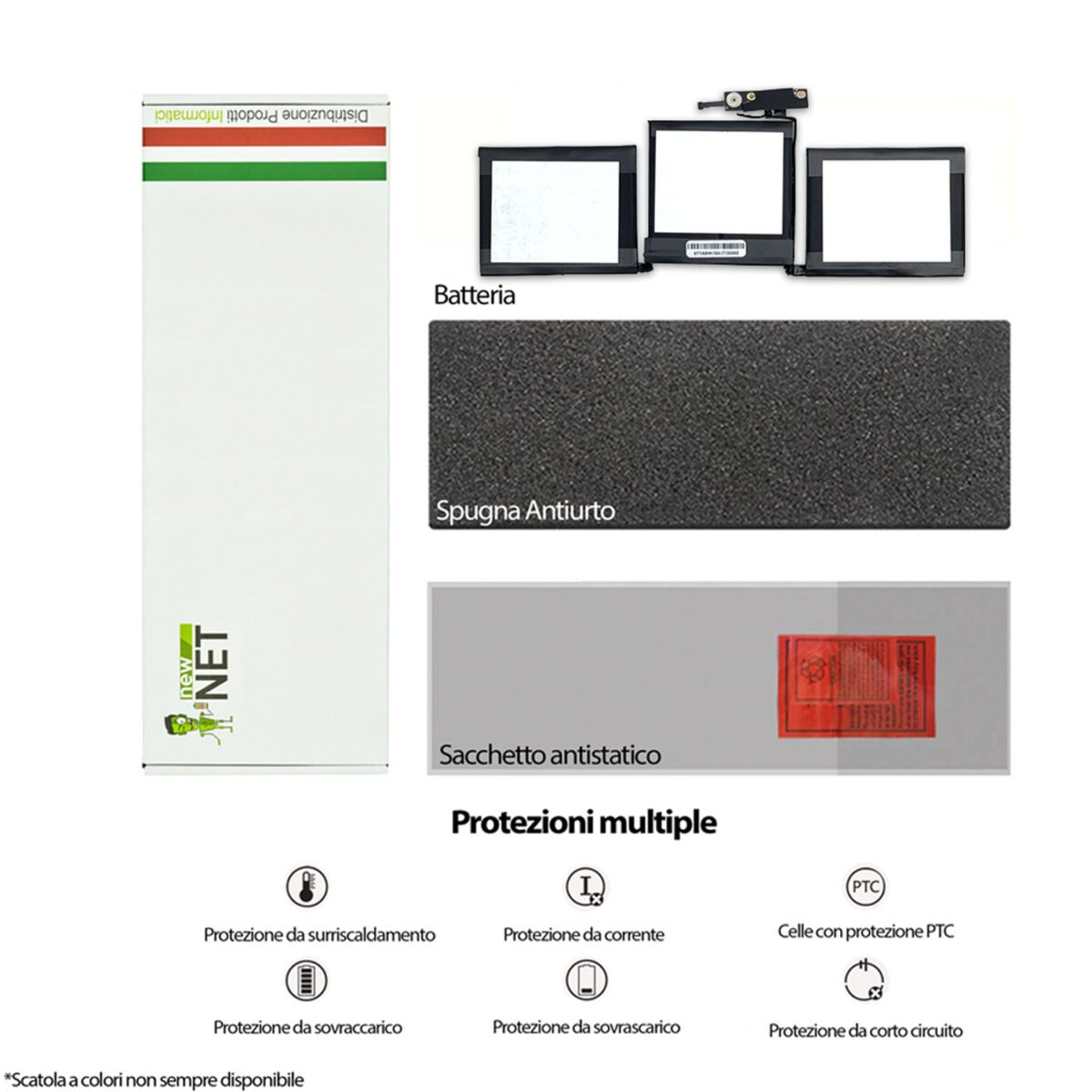 Batteria A1713 A2171 per Apple Macbook Pro 13" A1708, A2159, A2289, A2338 - 11.41V / 5100mAh (GU Cell) (Kit di montaggio Incluso) - immagine 6