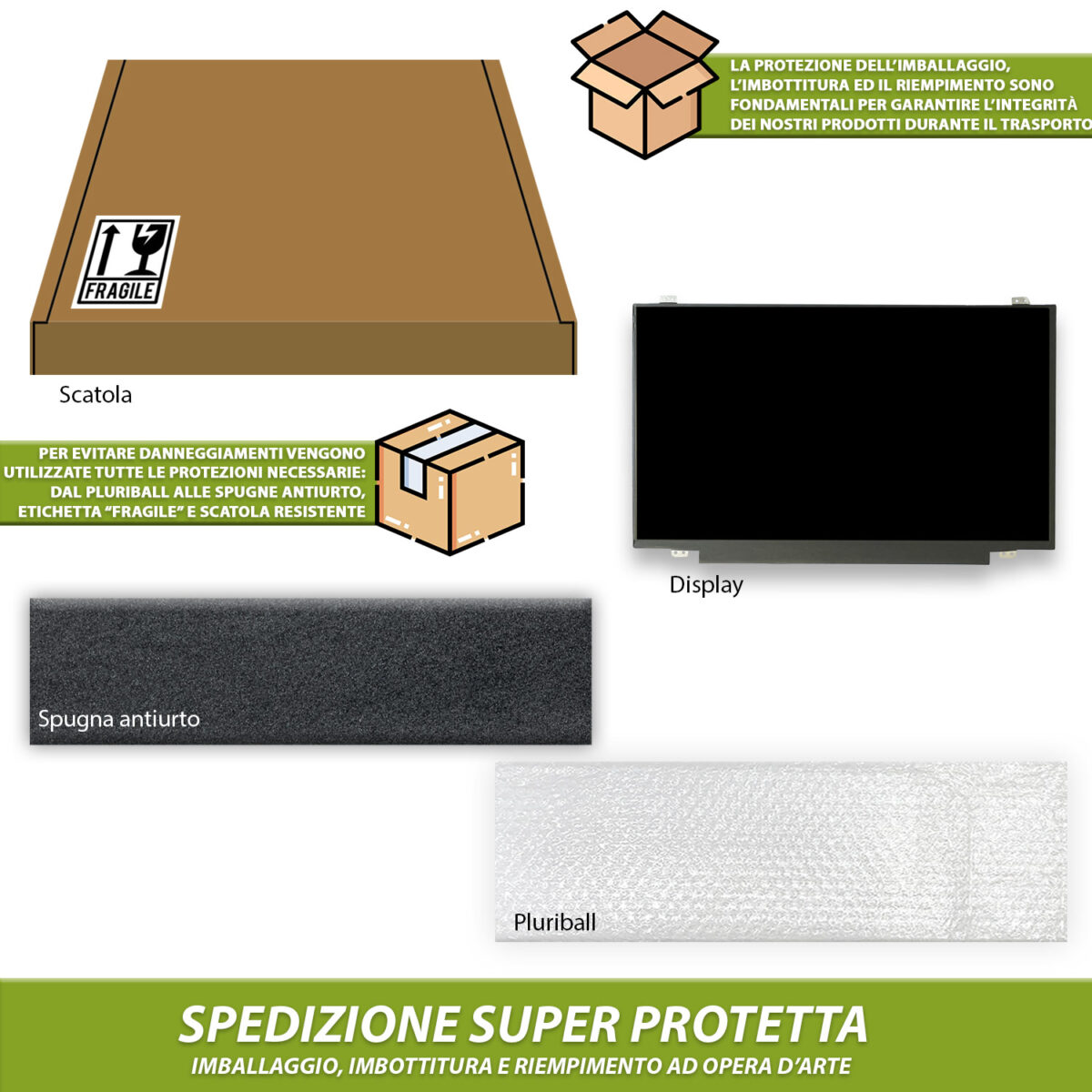 Display N140HCA-EBB C1 Schermo LCD IPS [ 30 Pin / 1920 x 1080 / 14.0 Pollici ] - immagine 6