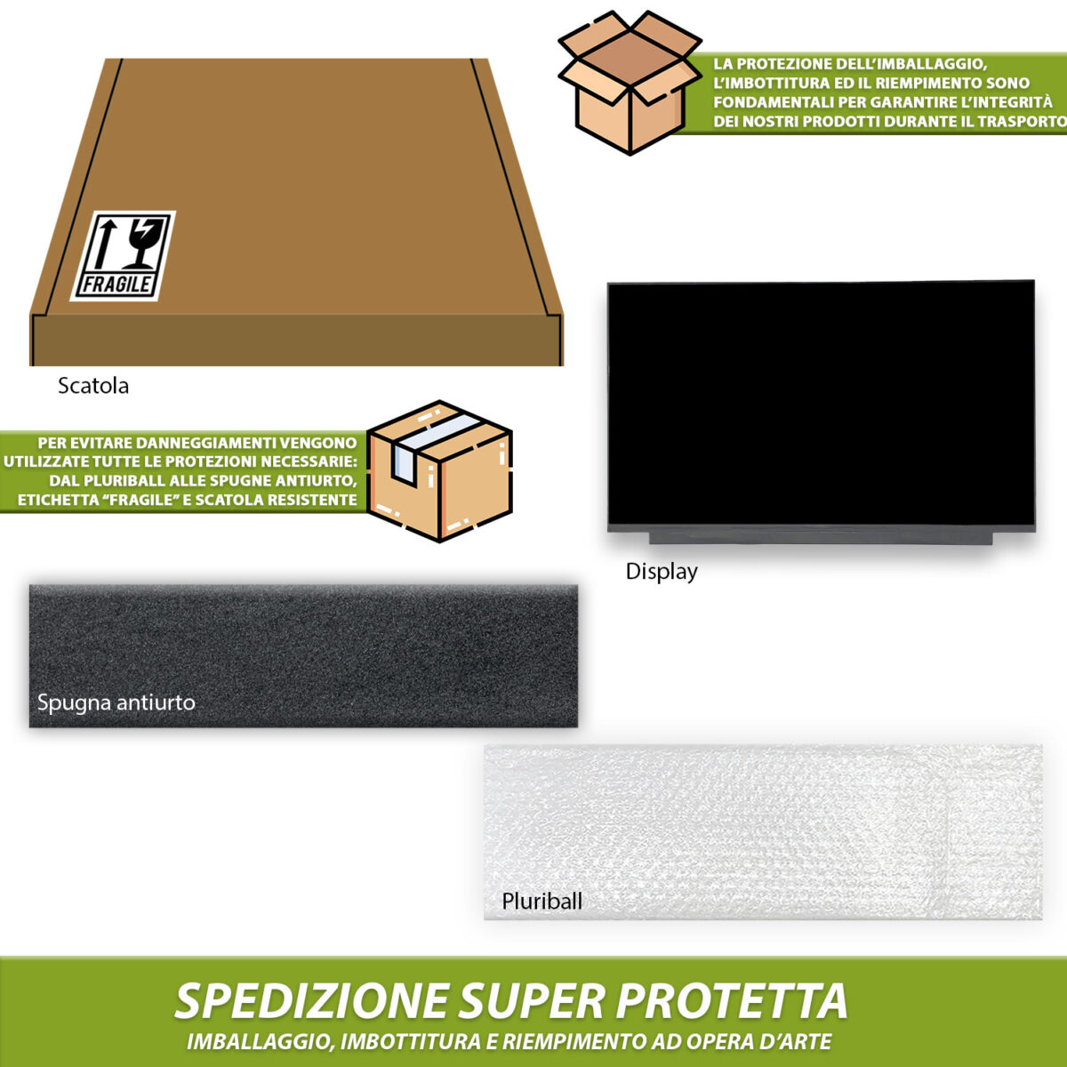 Display N156BGA-EA3 senza ganci Schermo LCD TN 351 x 206 mm [30 Pin / 1366 x 768 / 15,6 Pollici] - immagine 6