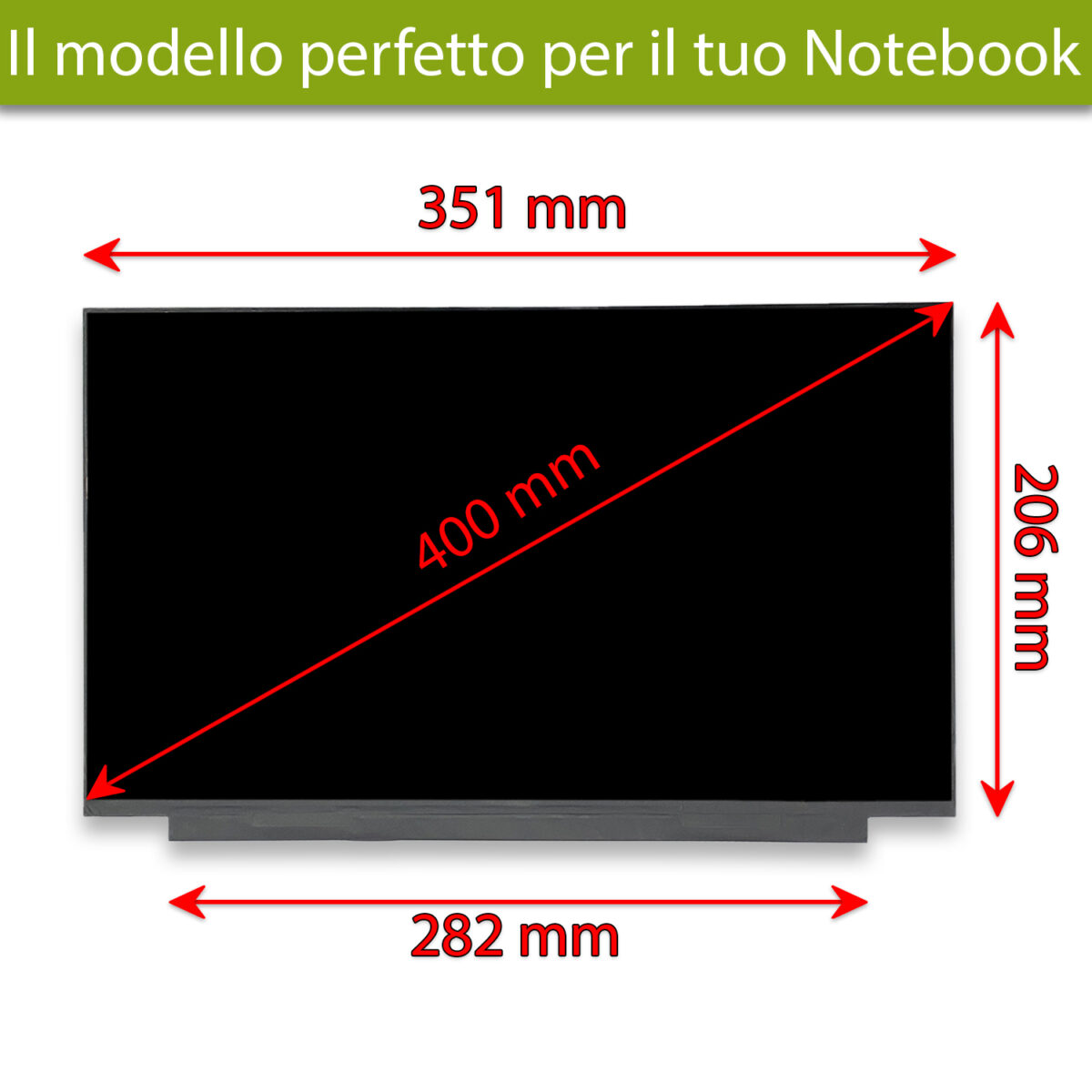 Display N156BGA-EA3 senza ganci Schermo LCD TN 351 x 206 mm [30 Pin / 1366 x 768 / 15,6 Pollici] - immagine 2