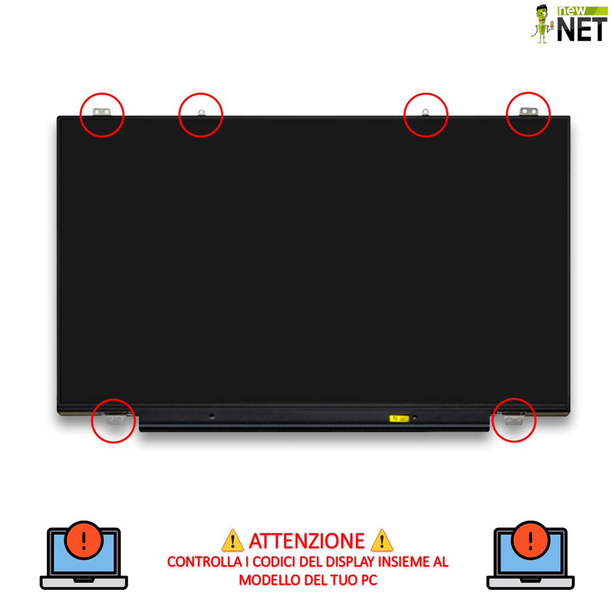 Display LTN140KT08-801 Schermo LCD TN [40 Pin / 1600 x 900 / 14 Pollici ] - immagine 3