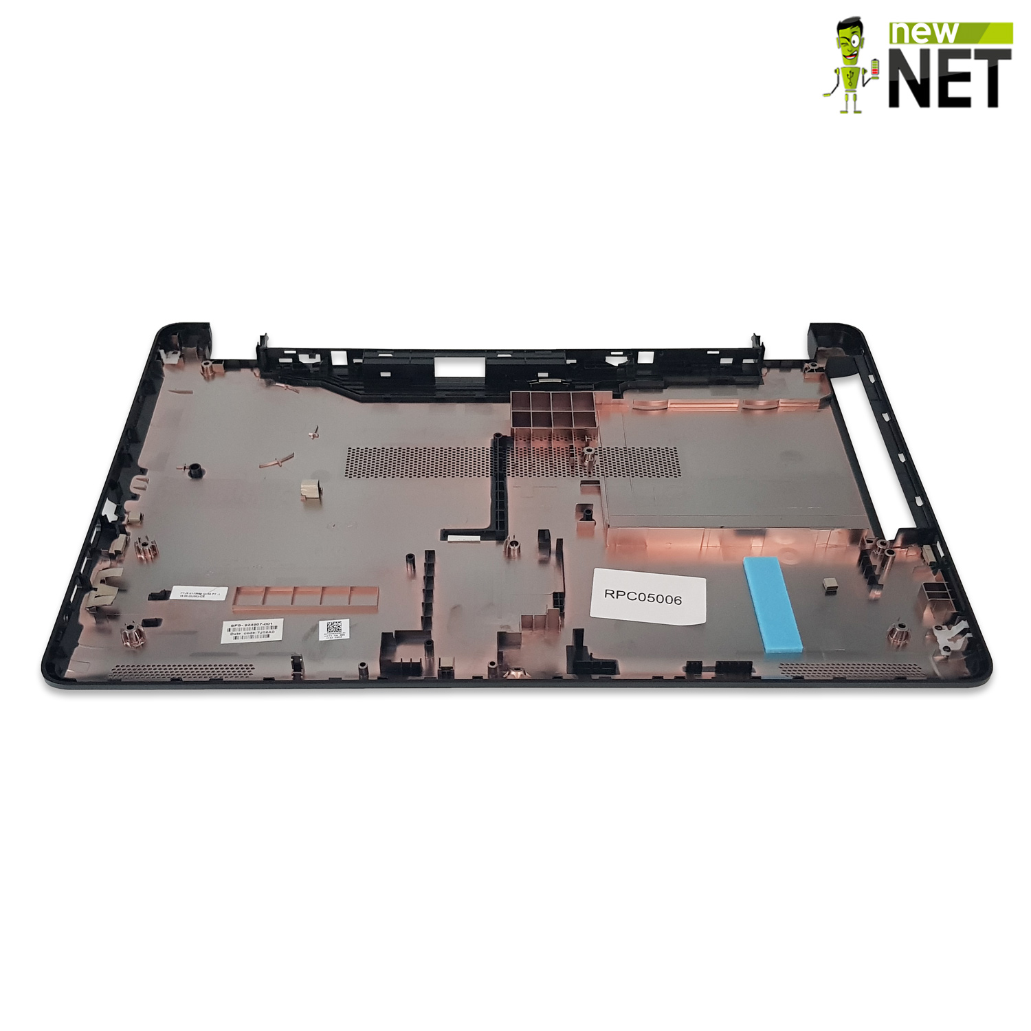 Bottom Case Scocca inferiore 924907-001 per HP 15-BS, 15-BW - Colore: Jet Black (Nero) (Senza porta VGA) - immagine 5