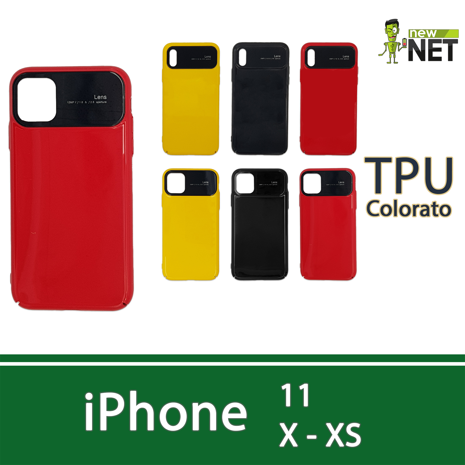 Cover In Plastica Rigida Colorata per Apple iPhone X XS 11