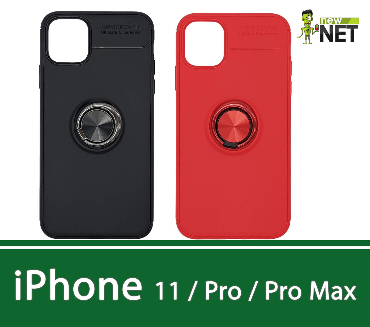 Cover in TPU con Anello Colorata per Apple iPhone 7 / X-XS / 11 / 11 Pro / 11 Pro Max - immagine 5