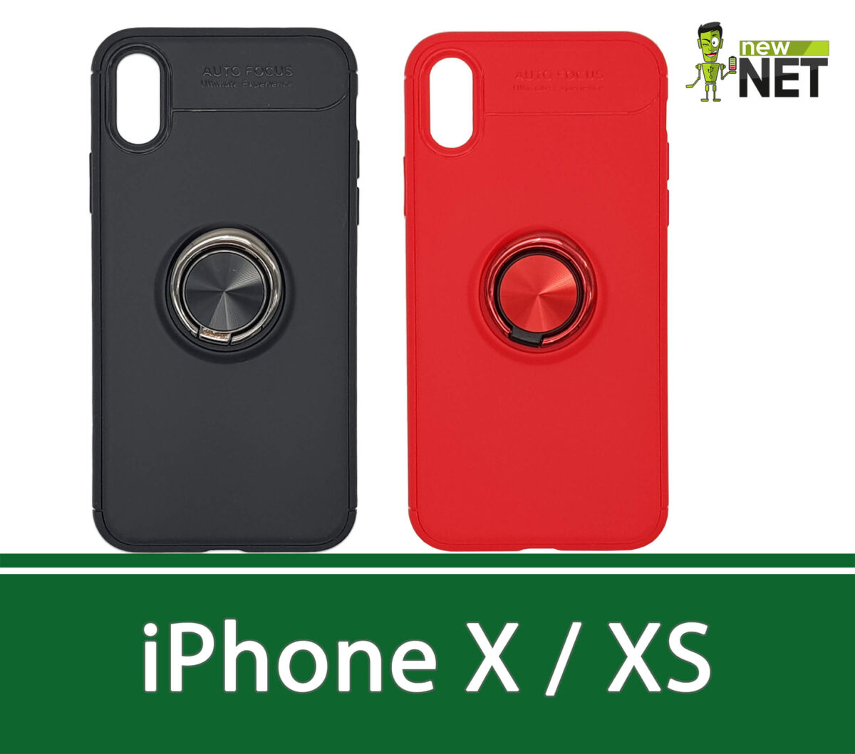 Cover in TPU con Anello Colorata per Apple iPhone 7 / X-XS / 11 / 11 Pro / 11 Pro Max - immagine 6