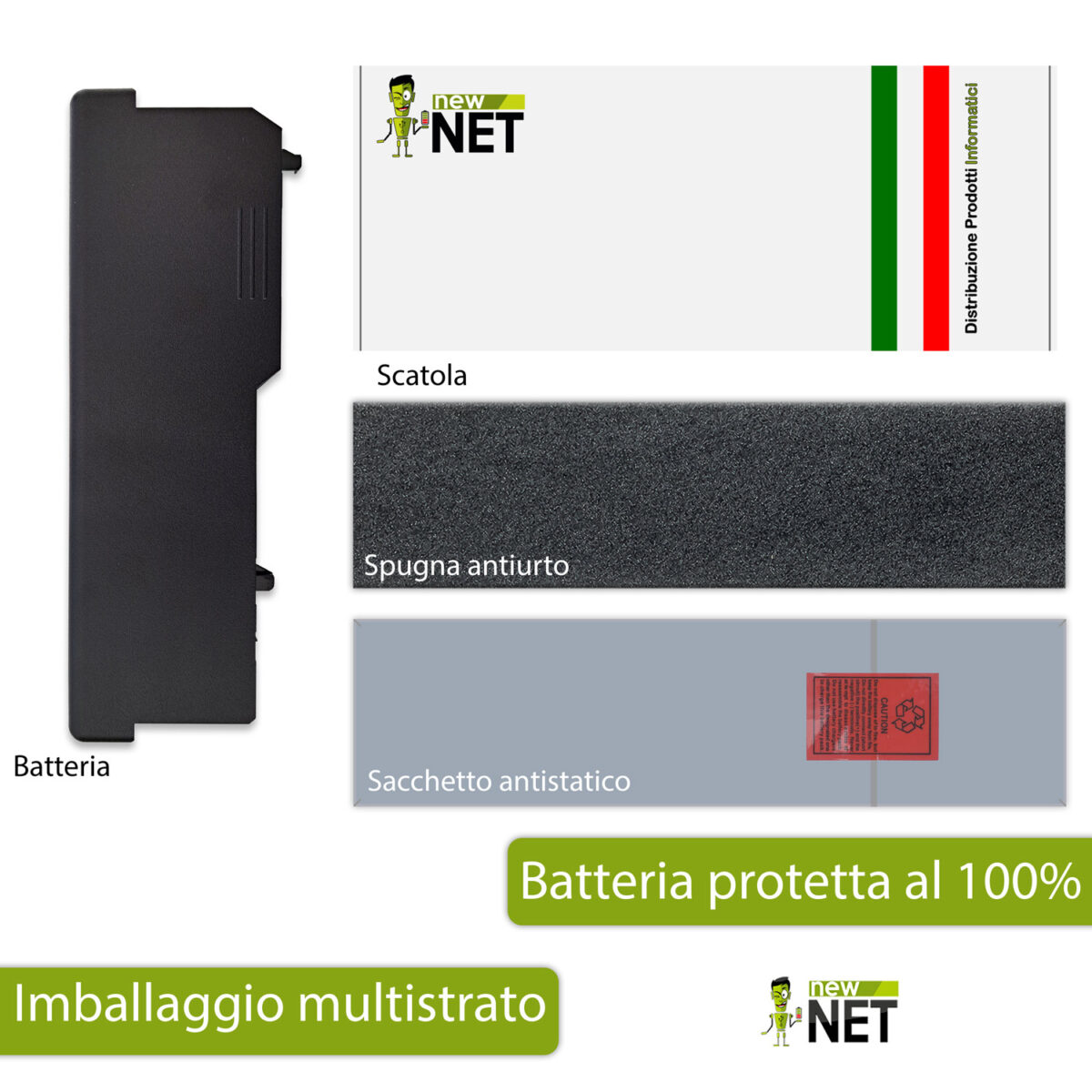 Batteria T116C per Dell Vostro 1310 - 10.8-11.1V, 7800mAh, 87Wh - immagine 6