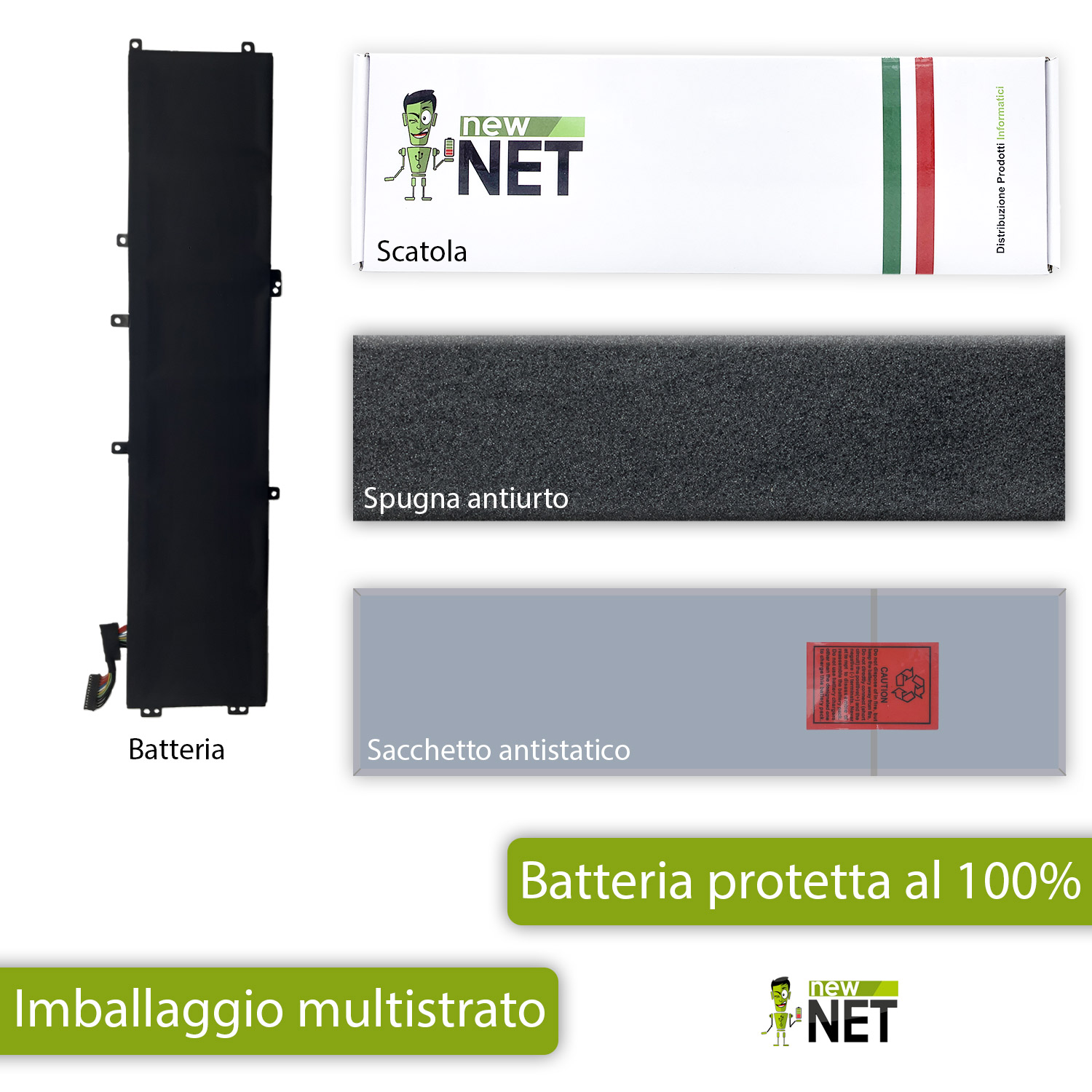 Batteria 6GTPY per Dell XPS 15-7590 - 11,4 V / 8500 mAh - immagine 6