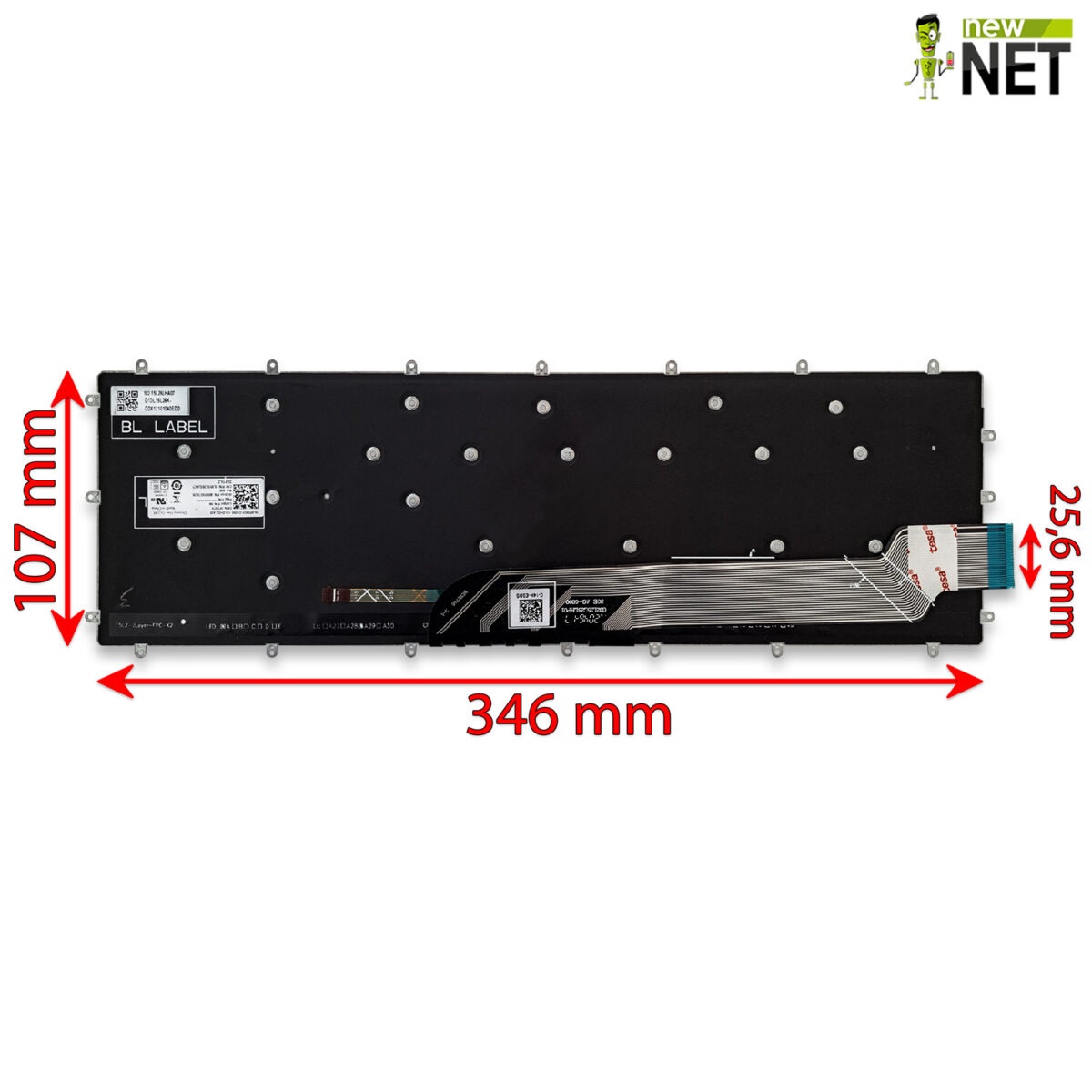 Tastiera retroilluminata per Dell Inspiron 15, 17 - immagine 2