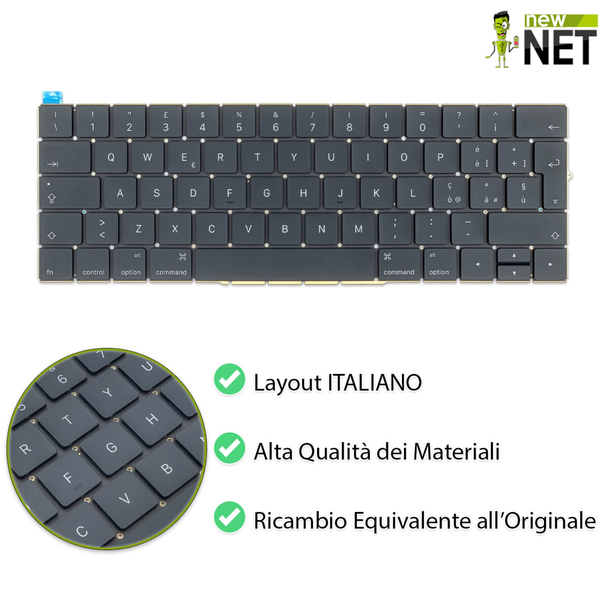 Tastiera per MacBook Pro 13" / 15" A1707 (Anno 2016 2017) - immagine 4