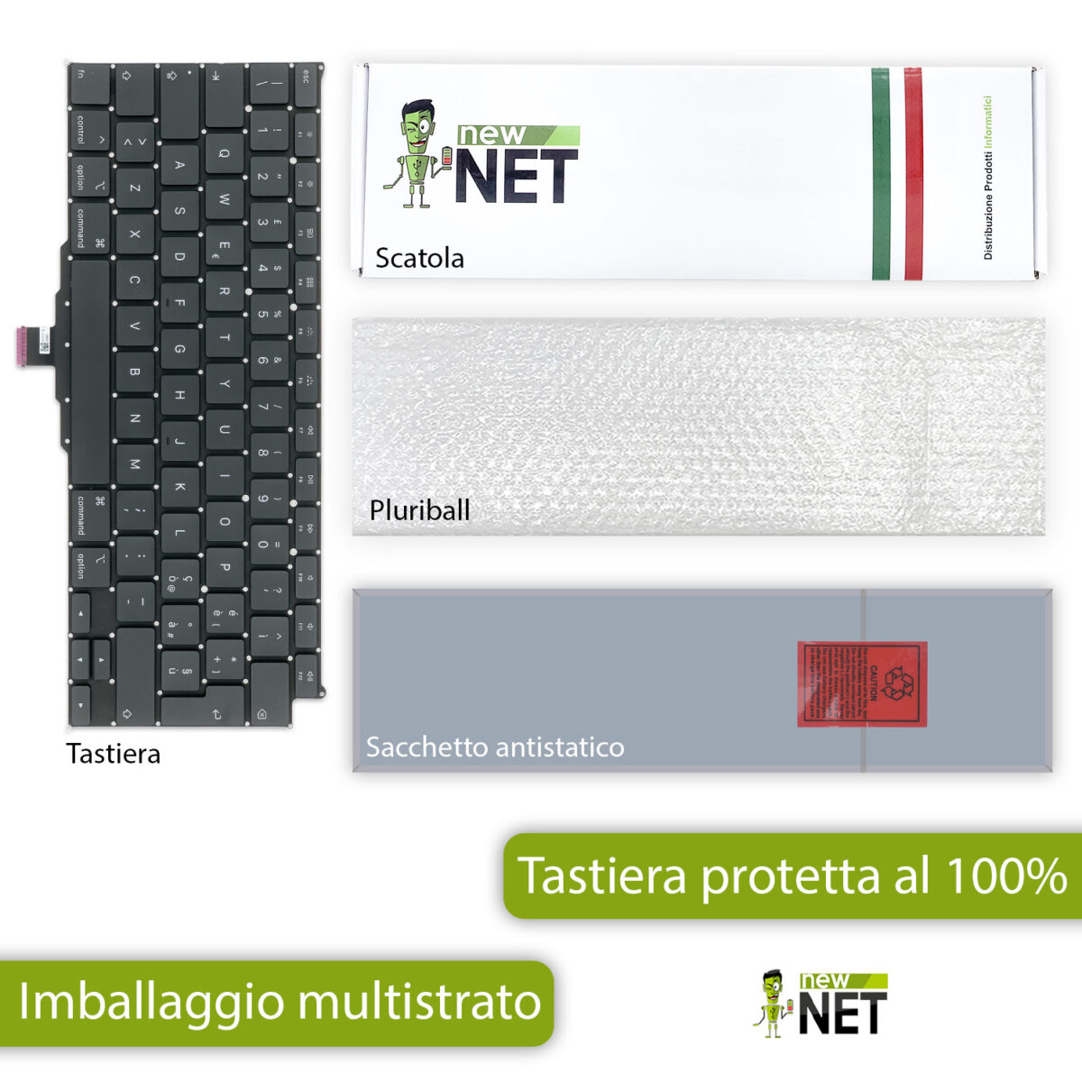 Tastiera per Mac Book Air 13" A2179 Anno 2020 - immagine 6