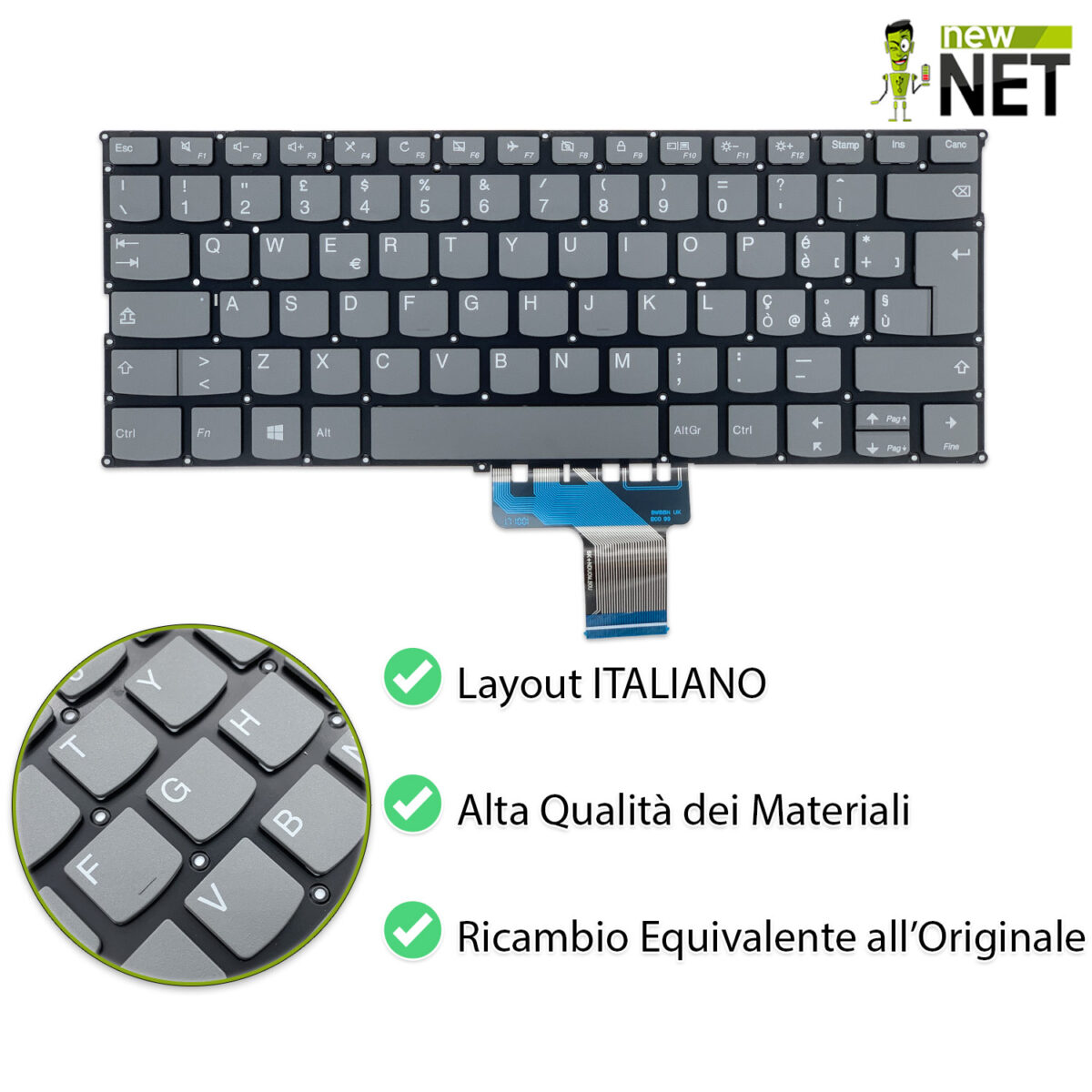 Tastiera per Lenovo Yoga 720-13 - immagine 4