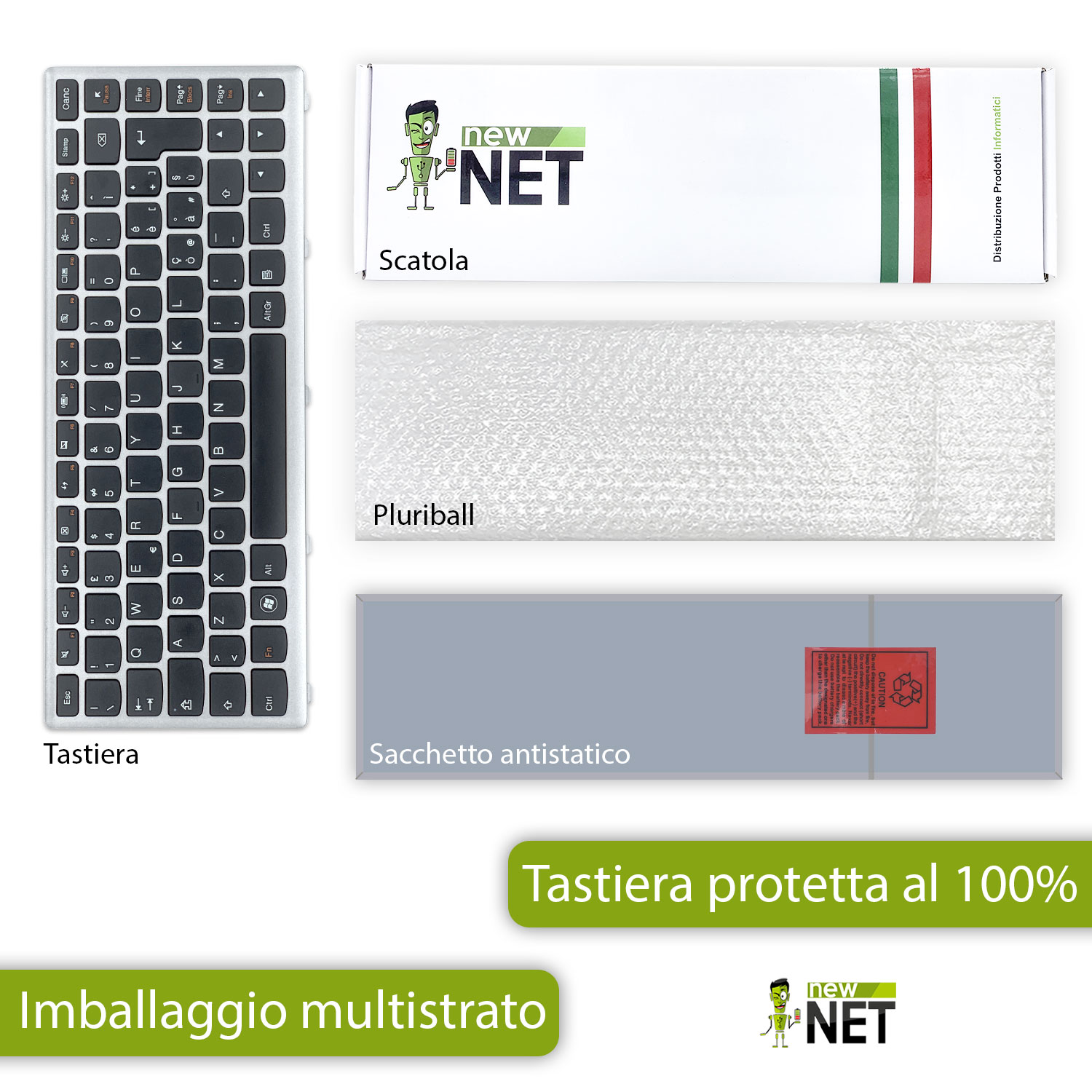 Tastiera per Lenovo Ideapad U310 - immagine 6