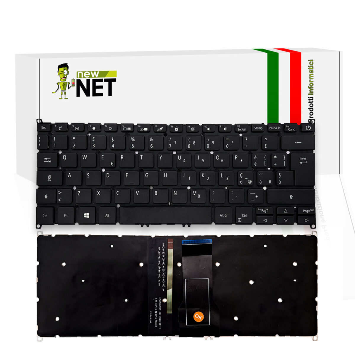 Tastiera per Acer Swift 3 SF314-54 Retroilluminata