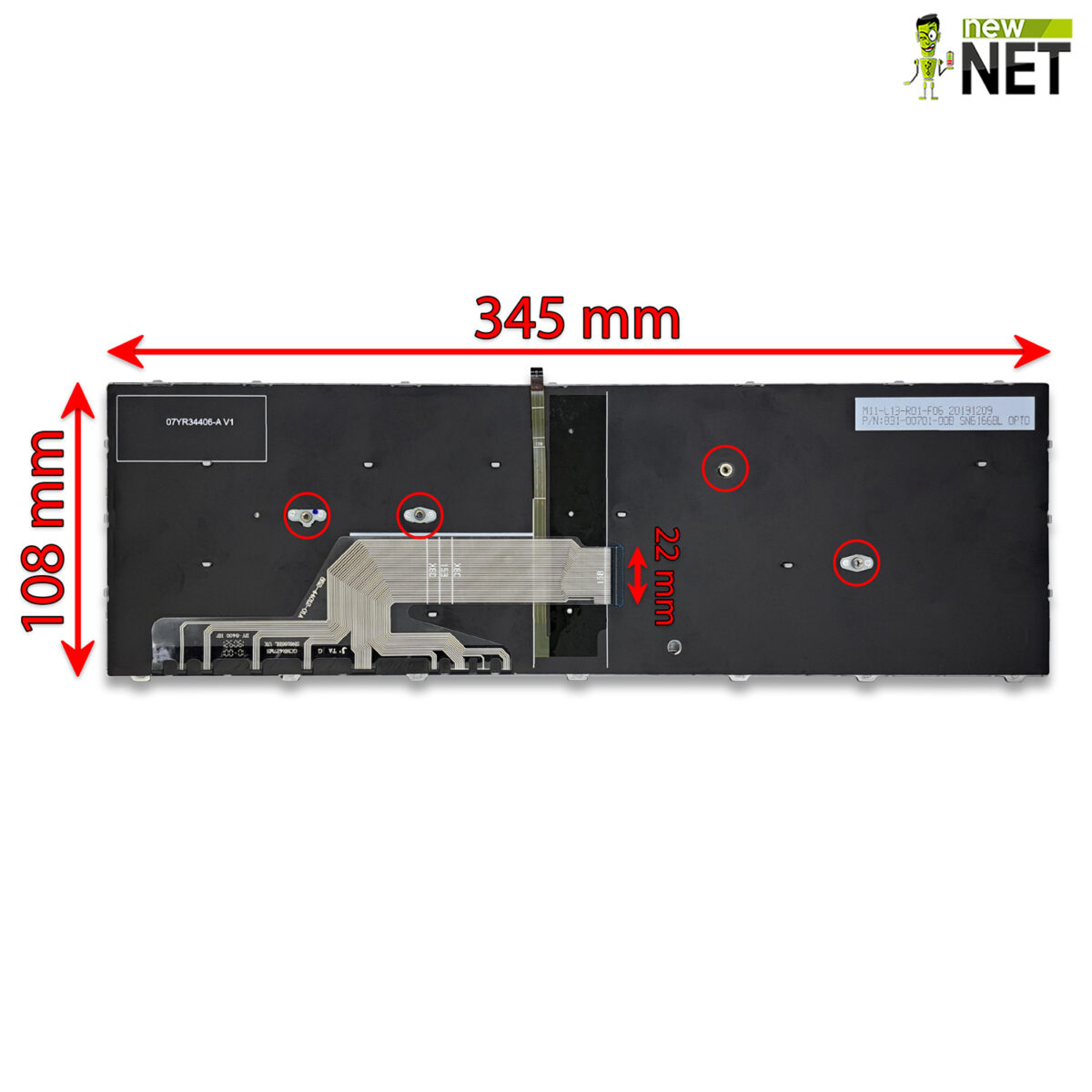 Tastiera retroilluminata per HP ProBook 650 G4 G5, 655 G4 G5, con frame silver - immagine 2