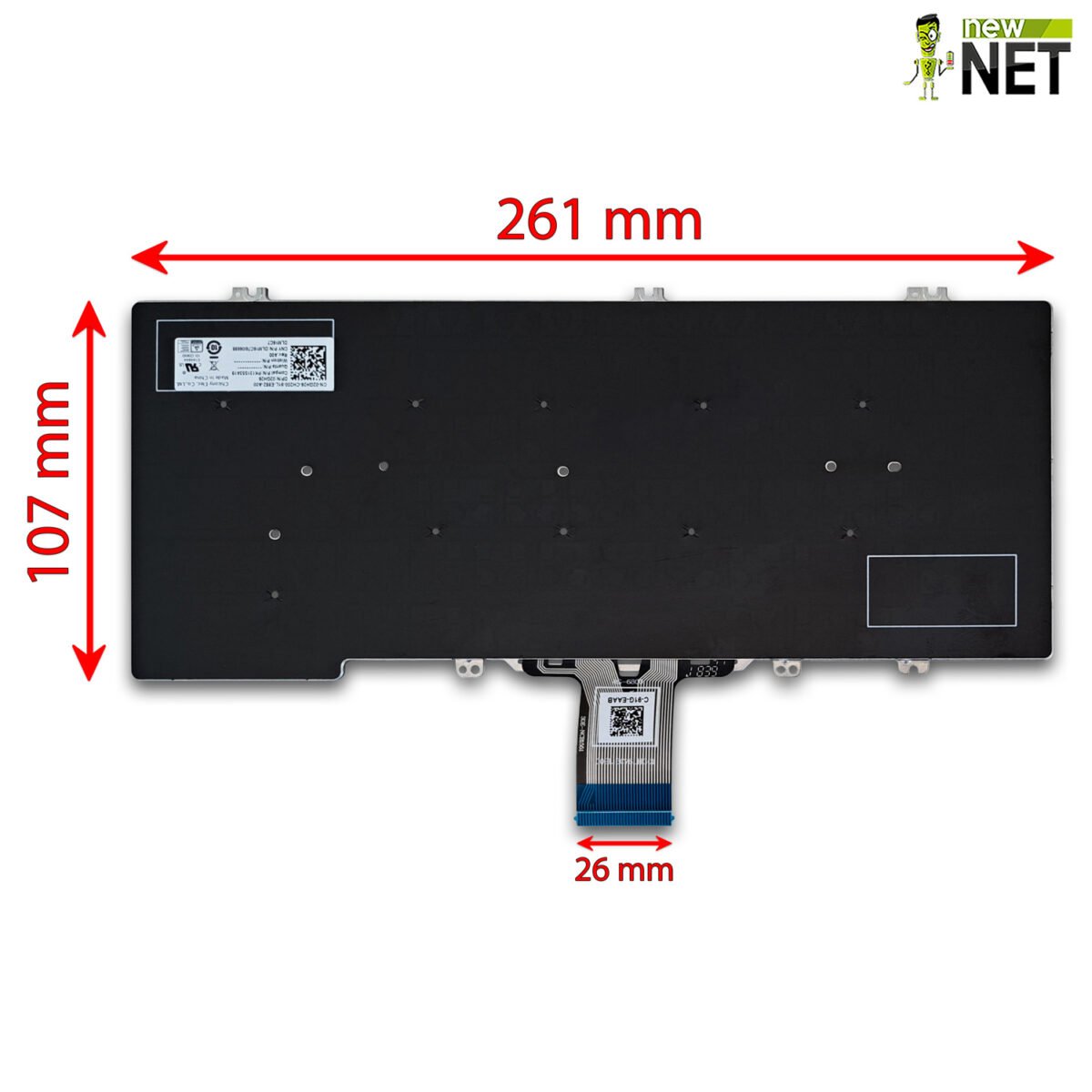 Tastiera 02GH26 per Dell Latitude 5280 nera - immagine 2