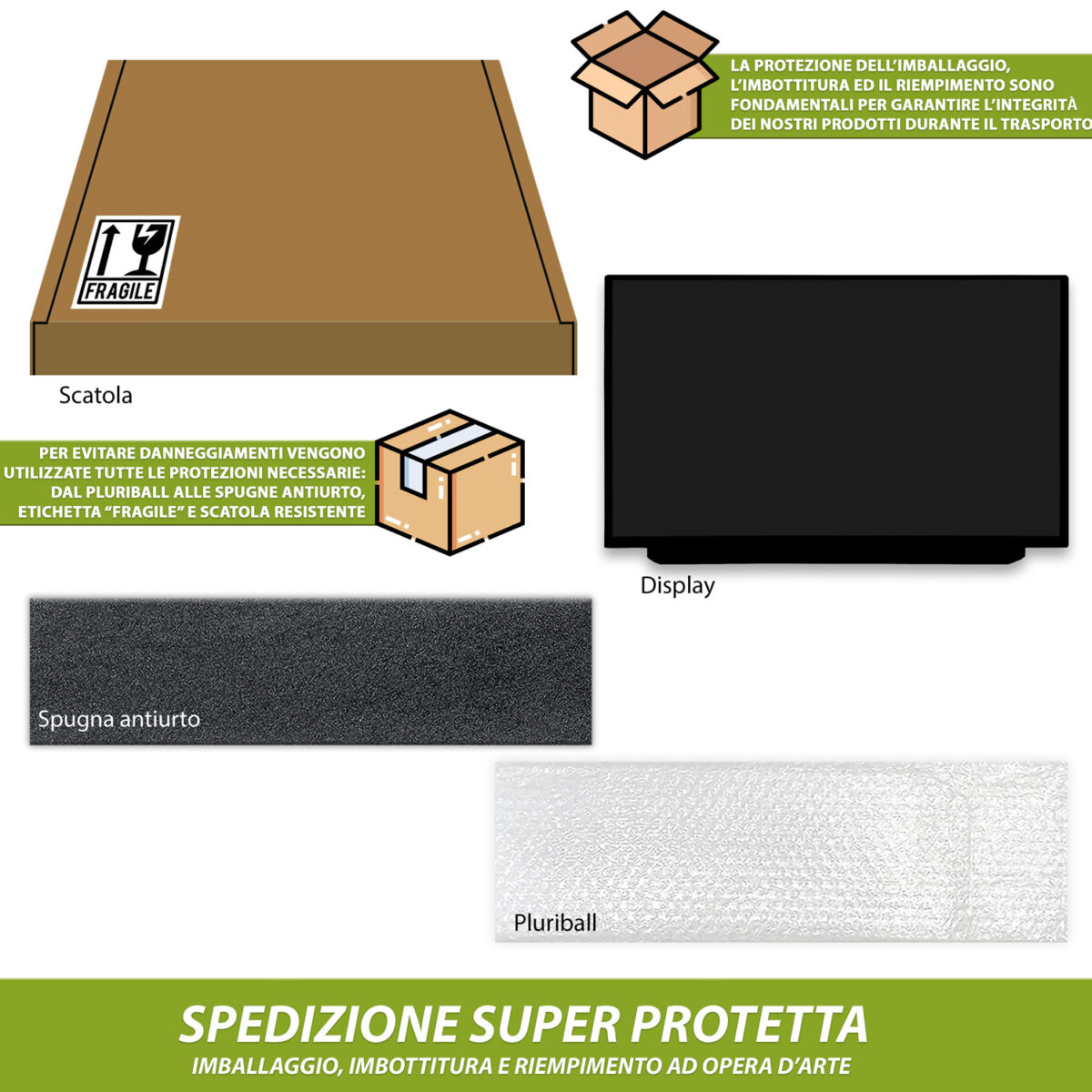 Display LP125WH2-SPT2 LCD IPS 12.5 pollici, 30 Pin eDP, 1366x768 HD - immagine 6