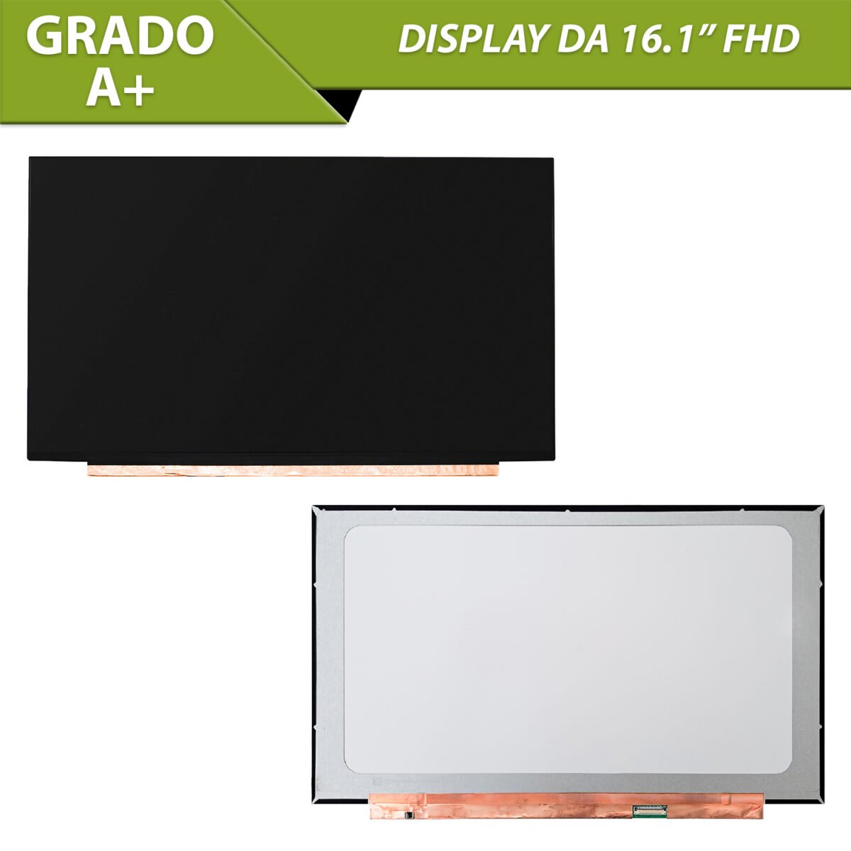 Display NV161FHM-N61 LCD IPS 16.1″ per HP Pavilion Gaming, 30 Pin eDP, PCB 27.7cm, 1920x1080 FHD - immagine 2