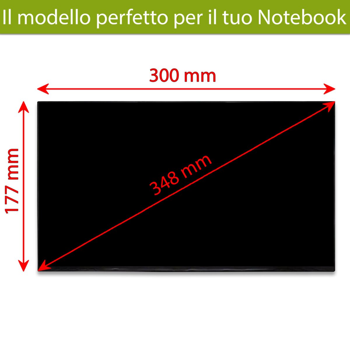 Display LP133WF6-SPK2 per Dell Latitude 5300, 13.3 pollici, 1920x1080 FHD IPS, touchscreen 40 Pin eDP 21mm - immagine 2