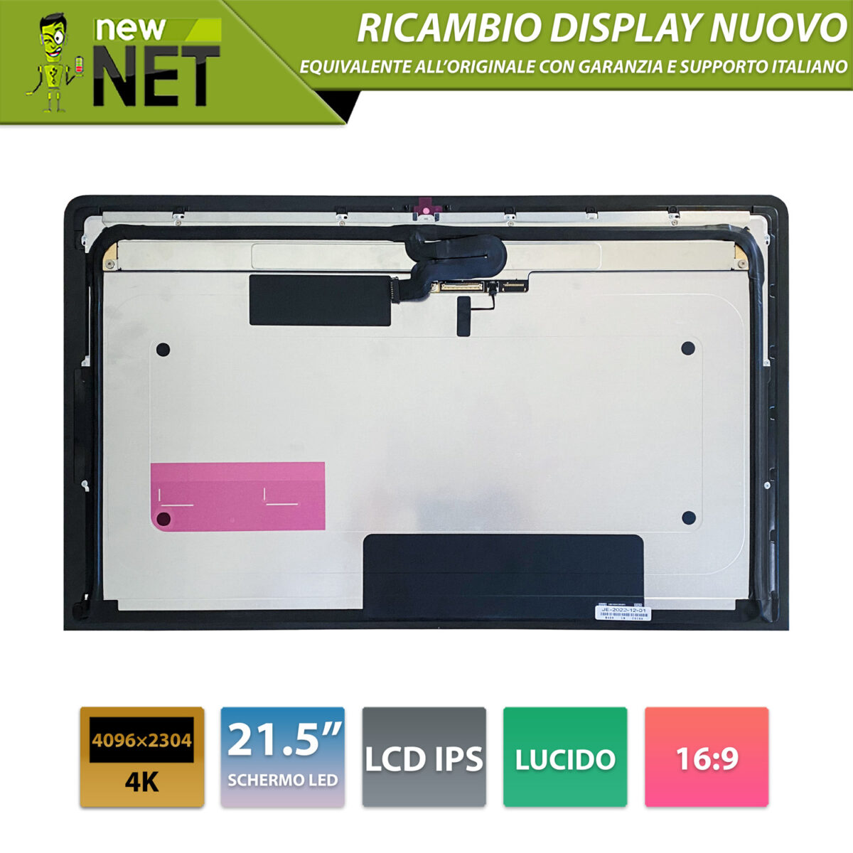 Display compatibile per Apple iMac 21,5" model A1418 anni 2015-2016