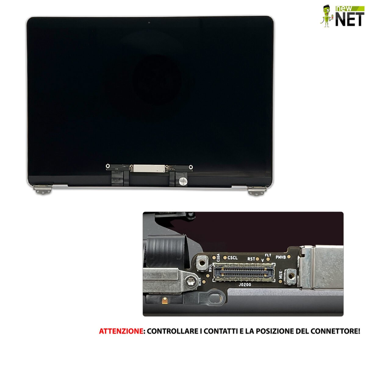 Display compatibile con Apple MacBook Air (13, 2018) 13.3 pollici, model A1932 - Colore Space Gray / Grigio siderale - immagine 5