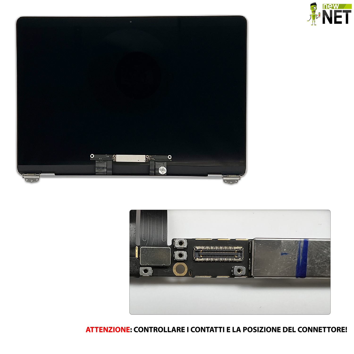 Display compatibile con Apple MacBook Air (13, 2019) 13.3 pollici, model A1932 - Colore Space Gray / Grigio siderale - immagine 5