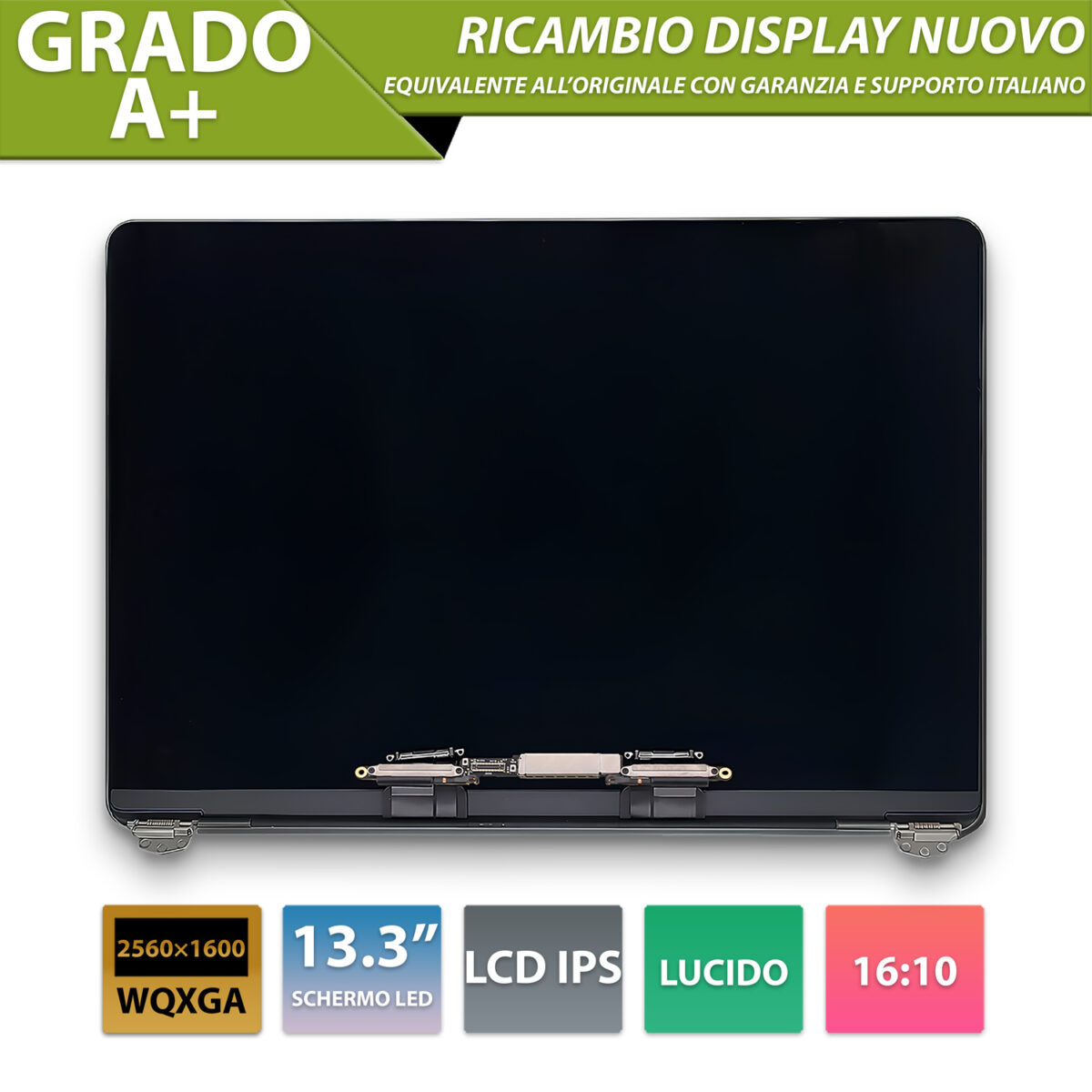 Display model A2251 compatibile per Apple MacBook Pro 13" anno 2020 Space Gray